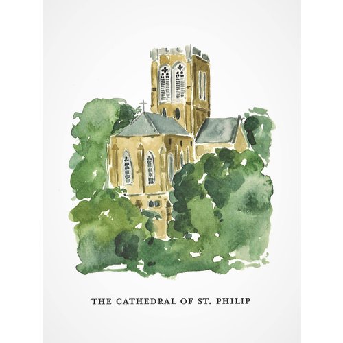 CATHEDRAL OF ST. PHILIP FOLDED CARDS by CAMILLA MOSS CATHEDRAL OF ST. PHILIP FOLDED CARDS by CAMILLA MOSS
