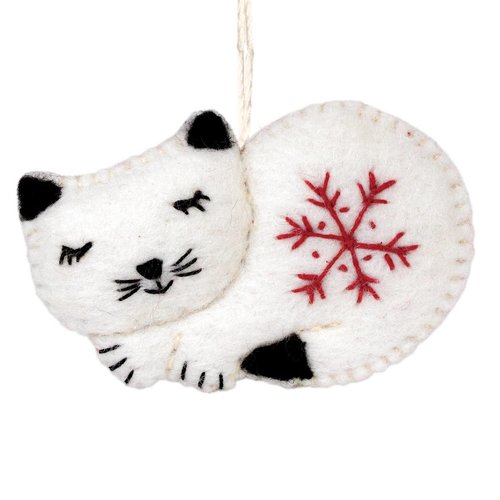Felt Ornament Kitty Cat Felt Ornament Kitty Cat