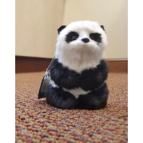 Furry Sitting Panda Ornament Furry Sitting Panda Ornament