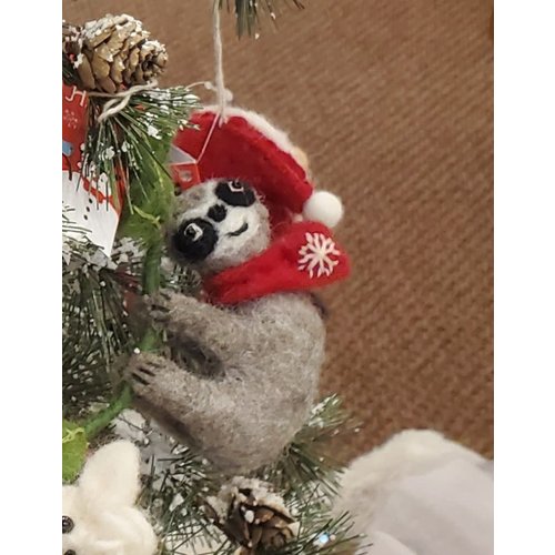 Felt Sloth Ornament Felt Sloth Ornament