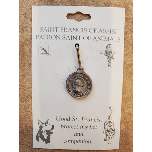 PET SAINT FRANCIS MEDAL - DOG PET SAINT FRANCIS MEDAL - DOG