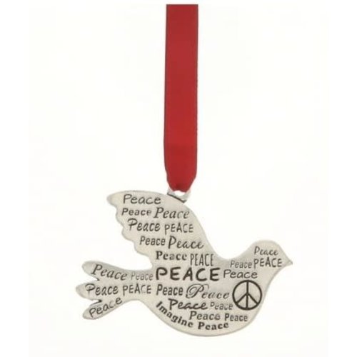 PEACE DOVE Pewter Ornament by Basic Spirit PEACE DOVE Pewter Ornament by Basic Spirit