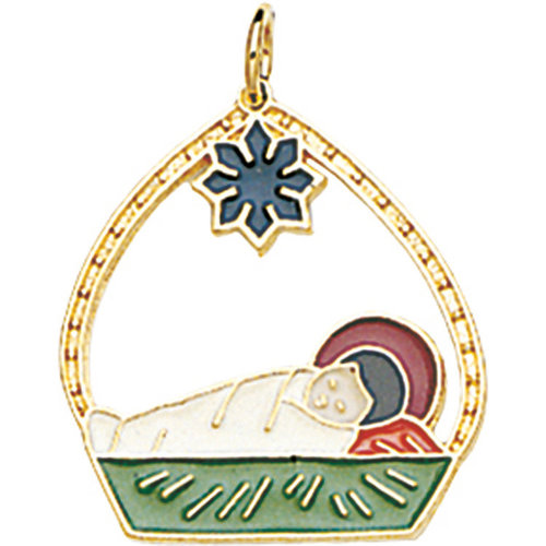 Ornament Enamel CHRIST CHILD Ornament Enamel CHRIST CHILD