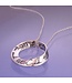 Let Go & Let God Sterling Mobius Necklace by Laurel Elliott