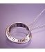 LAUREL ELLIOTT I Have Loved Thee With An Everlasting Love Sterling Silver Mobius by Laurel Elliott