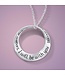 LAUREL ELLIOTT Deep Waters Isaiah 43:2 Sterling Mobius Necklace by Laurel Elliott