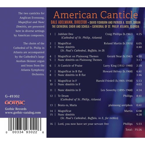 American Canticle Cd