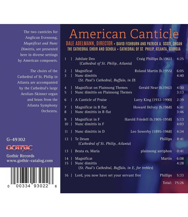 American Canticle Cd