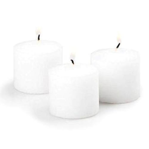 VOTIVE CANDLES - SET OF 3: Paraffin VOTIVE CANDLES - SET OF 3: Paraffin