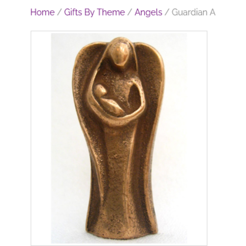 Guardian Angel with Baby Guardian Angel with Baby