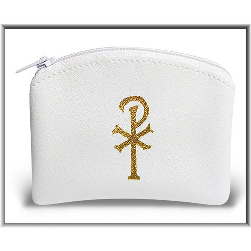 Rosary Pouch White