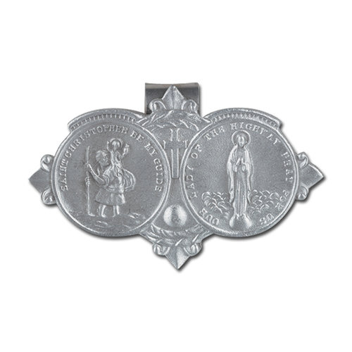 VISOR CLIP Our Lady of the Highway / St Christopher VISOR CLIP Our Lady of the Highway / St Christopher