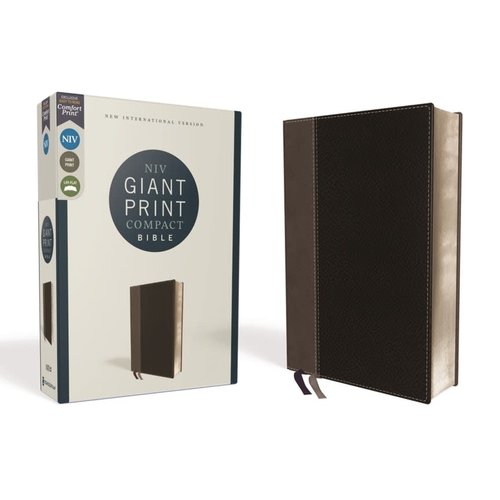 Giant Print Compact Bible NIV Black New International Version Giant Print Compact Bible NIV Black New International Version
