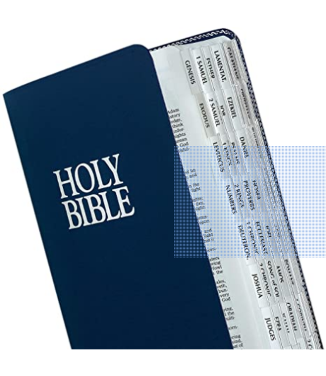 TABBIES Bible Tab-Protestant-Slv & Blk: Classic Silver-Edged Bible Tabs
