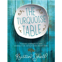 TURQUOISE TABLE by KRISTIN SCHELL