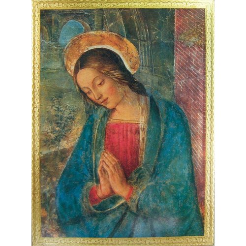 PRAYING VIRGIN by PINTORICCHIO Florintine Plaque 11.5"x15.5" PRAYING VIRGIN by PINTORICCHIO Florintine Plaque 11.5"x15.5"