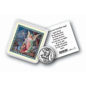 Guardian Angel Coin With Prayer Card