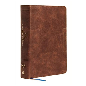 Lucado Encouraging Word Bible, Brown, Leathersoft, Comfort Print: Holy Bible, New King James Version