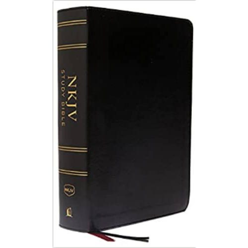 NKJV Study Bible, Imitation Leather, Black, Full-Color, Comfort Print NKJV Study Bible, Imitation Leather, Black, Full-Color, Comfort Print