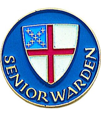 Pin Senior Warden Episcopal Shield
