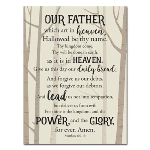 PLAQUE LORD'S PRAYER PLAQUE LORD'S PRAYER