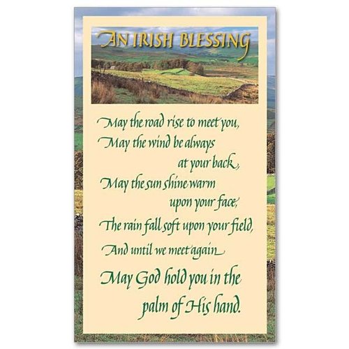 IRISH BLESSING PRAYER CARD