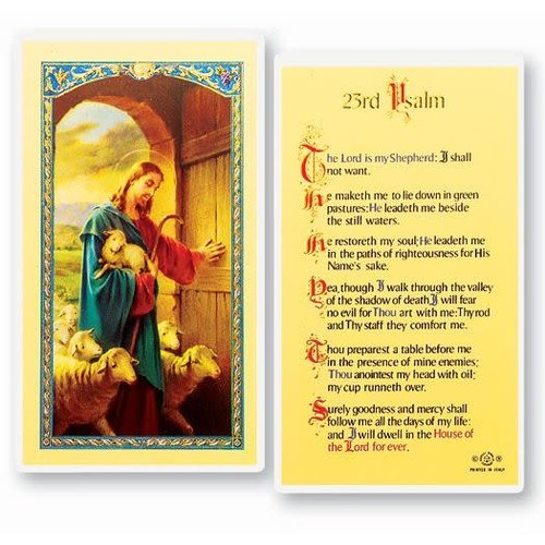 23 PSALM PRAYER CARD 23 PSALM PRAYER CARD