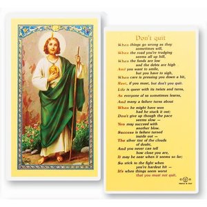 Prayer Card Don't Quit St. Jude