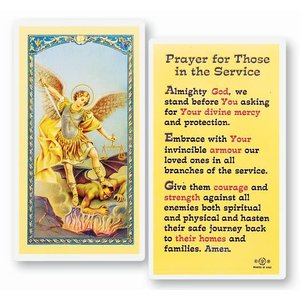 Prayer For Those In the Service Prayer Card
