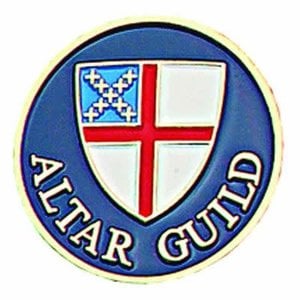 Altar Guild Lapel Pin Episcopal Shield