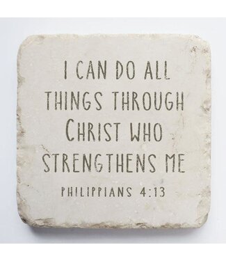 'I Can Do All Things' Stone Block Small Philippians 4:13