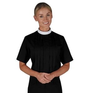 Women's Short Sleeve Clergy Shirt