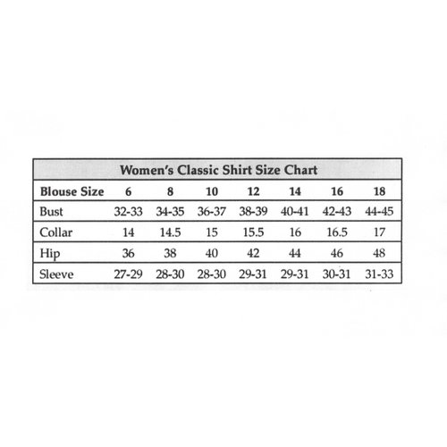 Women's Short Sleeve Clergy Shirt