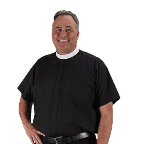 Men's Short Sleeve Clergy Shirt Men's Short Sleeve Clergy Shirt