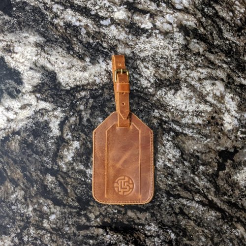 LUGGAGE TAG - LEATHER LUGGAGE TAG - LEATHER