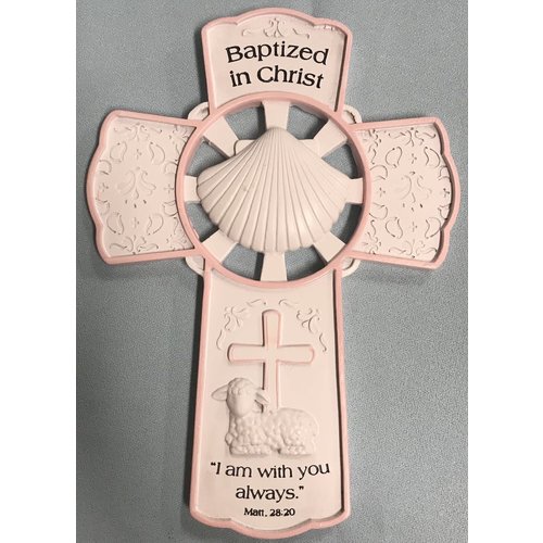 CROSS BAPTISM PINK 7.75 CROSS BAPTISM PINK 7.75