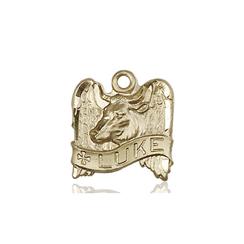 Bliss St. Luke Medal, 14kt Gold Bliss St. Luke Medal, 14kt Gold
