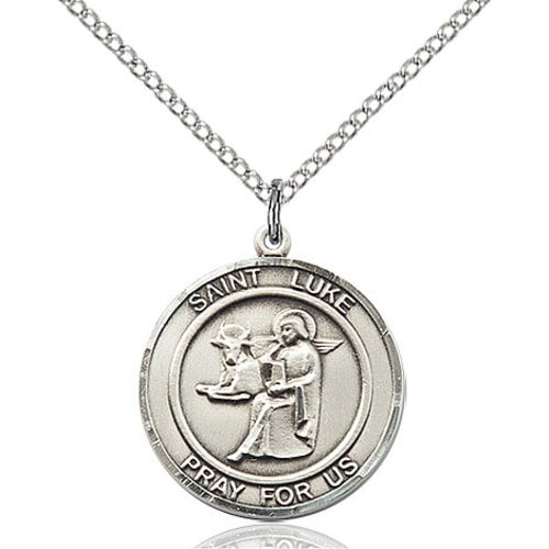 Bliss St. Luke the Apostle Pendant, Sterling Silver Bliss St. Luke the Apostle Pendant, Sterling Silver