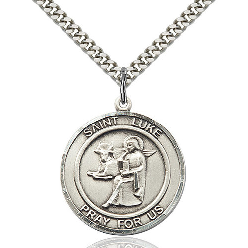 Bliss St. Luke the Apostle Pendant, Sterling Silver Bliss St. Luke the Apostle Pendant, Sterling Silver