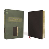 Thompson Chain-Reference Bible, Bonded Leather, Black, Red Letter, ESV