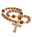Anglican Rosary Bayong Wood  With Trefoil Cross