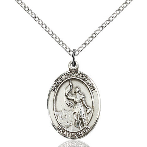 Bliss St. Joan of Arc Pendant - Oval, Medium, 14kt Gold Filled Bliss St. Joan of Arc Pendant - Oval, Medium, 14kt Gold Filled