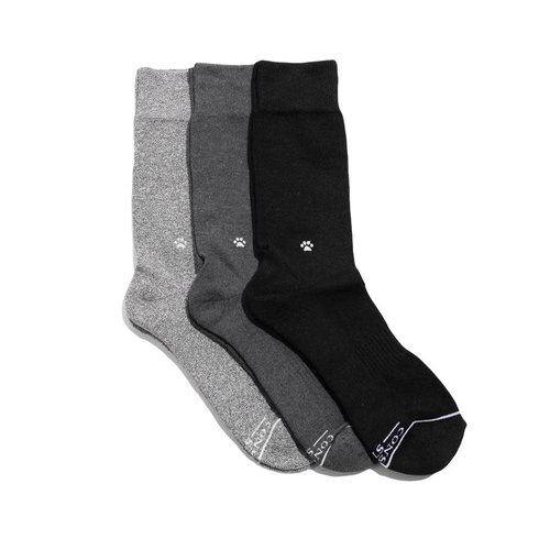 SOCKS THAT SAVE DOGS 3-PACK Medium by Conscious Step SOCKS THAT SAVE DOGS 3-PACK Medium by Conscious Step
