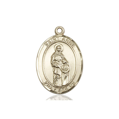 Bliss St. Anne Medal - Oval, Large, 14kt Gold Bliss St. Anne Medal - Oval, Large, 14kt Gold