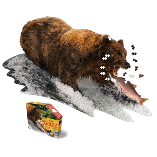 MADD CAPP 1000 Piece Puzzle I AM GRIZZLY MADD CAPP 1000 Piece Puzzle I AM GRIZZLY
