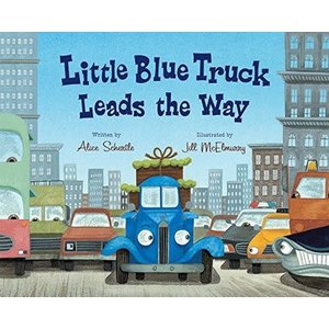 Little Blue Truck Leads the Way - Board Book by ALICE SCHERTLE