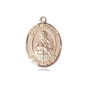 Bliss St. Fidelis the Apostle Pendant - Oval, Large, 14kt Gold Filled