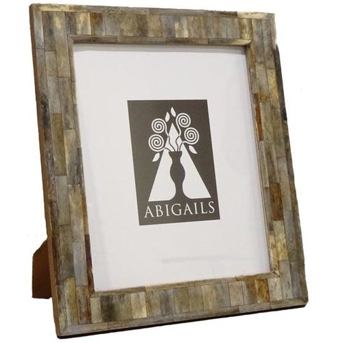 Inlaid Frame, Gray Bone, 8X10 Photo Inlaid Frame, Gray Bone, 8X10 Photo