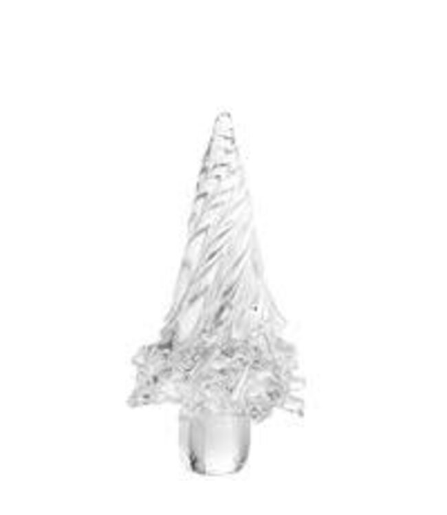Holiday Clear Glass Tree, Medium