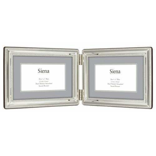 FRAME SILVER DOUBLE BEADED 4X6 FRAME SILVER DOUBLE BEADED 4X6